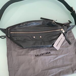 Balenciaga Dark Gray Crossbody Bag